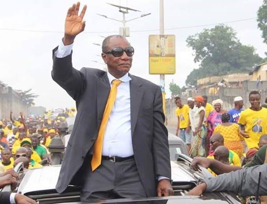 Feature image L'ancien président guinéen Alpha Condé
