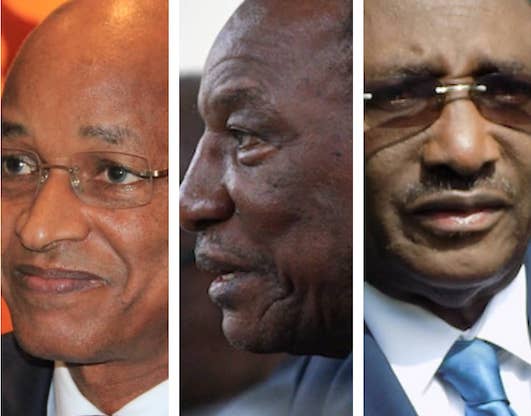 Feature image Cellou Dalein Diallo, Alpha Condé (président déchu), Sidya Touré