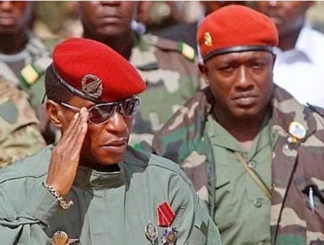 Feature image Moussa Dadis Camara et Aboubacar Sidiki Diakité alias Toumba, inculpés dans le dossier du massacre du 28 septembre 2009