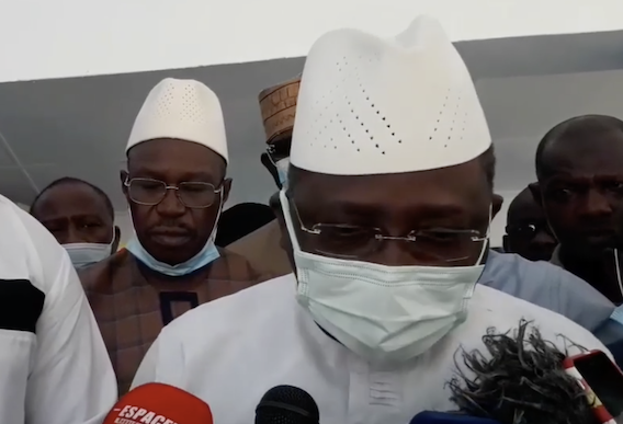 Sidya Touré, leader de l'UFR et ses alliés du FPP