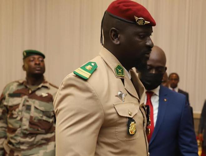 Colonel Mamadi Doumbouya, président de la transition guinéenne