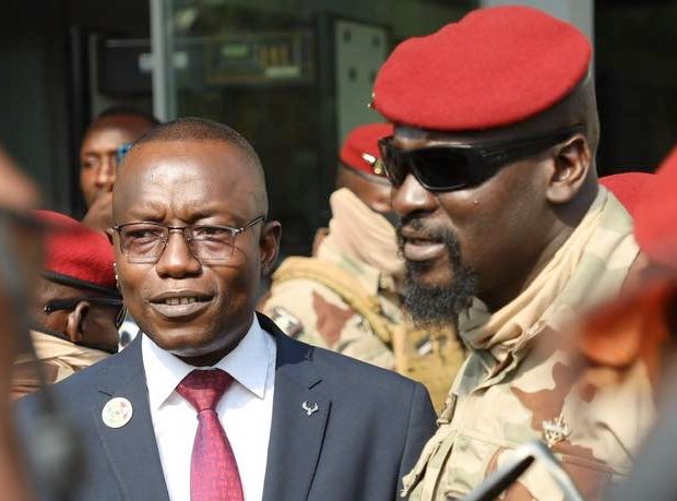 Colonel Mamadi Doumbouya, président de la transition guinéenne et colonel Malick Diaw, président de la transition au Mali