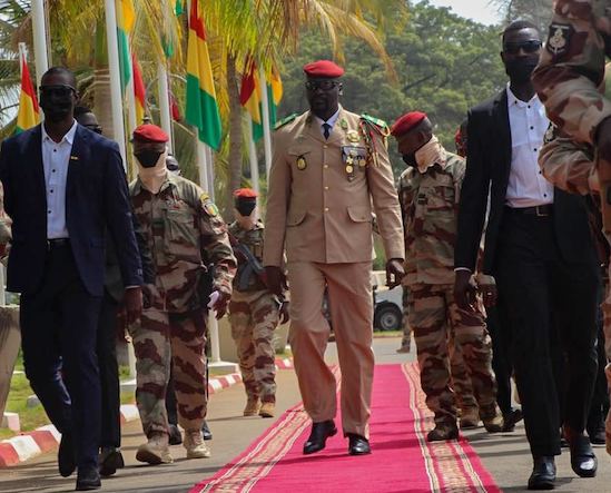 Feature image Colonel Mamadi Doumbouya, président de la transition guinéenne
