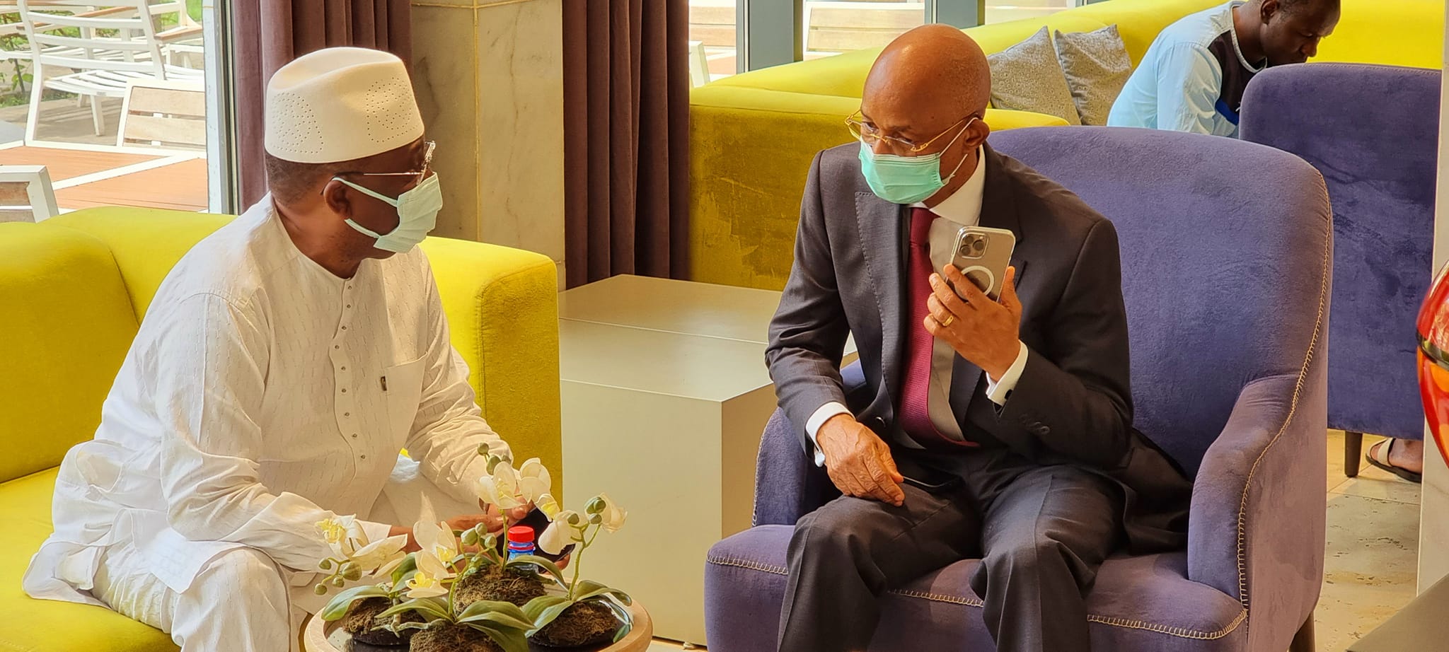 Sidya Touré et Cellou Dalein Diallo