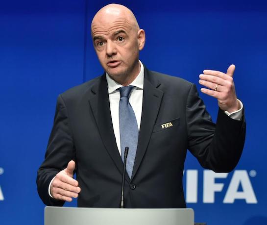 Feature image Gianni Infantino président de la Fifa
