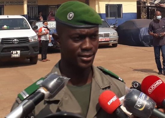 Feature image Lieutenant Aboubacar Saran Bangoura