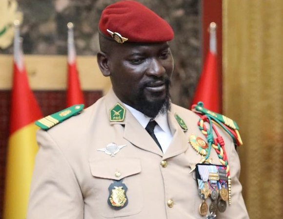 Colonel Mamadi Doumbouya, président de la transition guinéenne