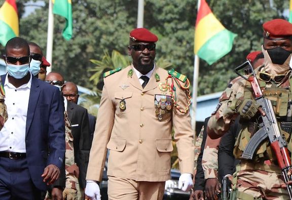 Colonel Mamadi Doumbouya, président de la transition guinéenne