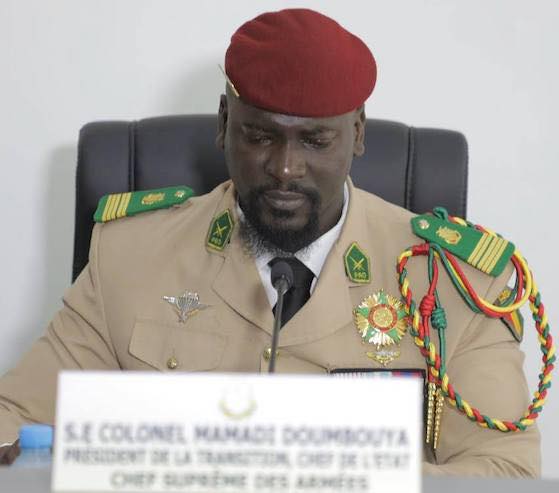Colonel Mamadi Doumbouya, président de la transition guinéenne
