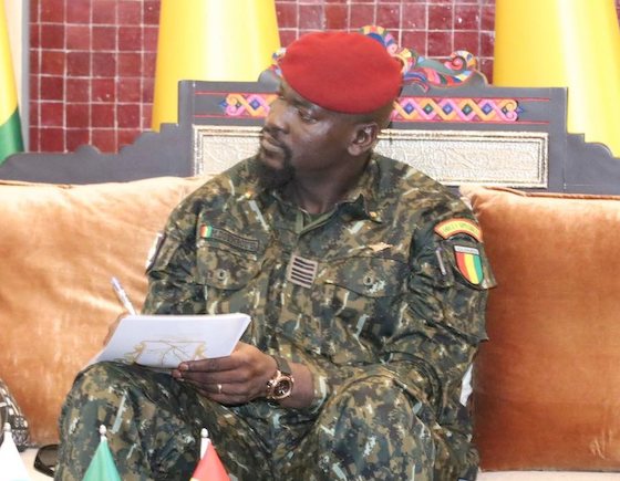 Colonel Mamadi Doumbouya, président de la transition guinéenne