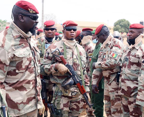 Colonel Mamadi Doumbouya, président de la transition guinéenne