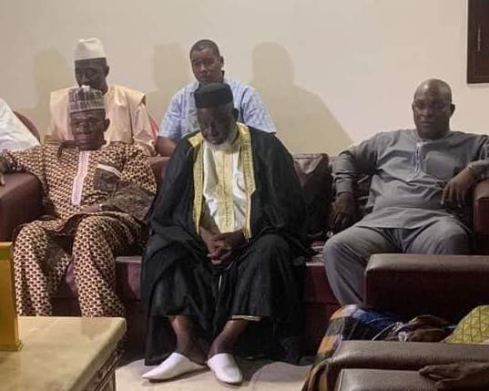 Feature image Elhadj Mamadou Saliou Camara, grand imam de Conakry chez l'ex premier ministre Kassory Fofana