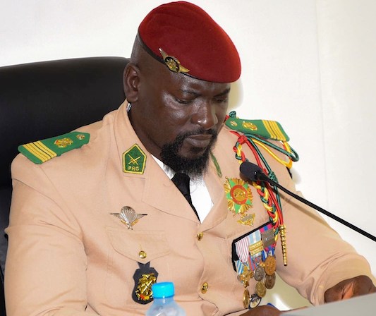 Feature image Colonel Mamadi Doumbouya, président de la transition guinéenne