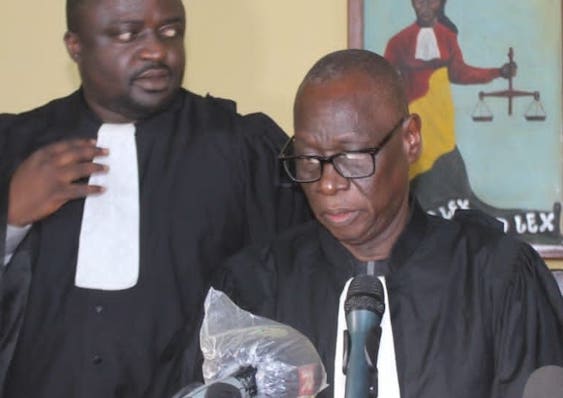 Maitre Djibril Kouyaté, Bâtonnier de l'ordre des avocats de Guinée