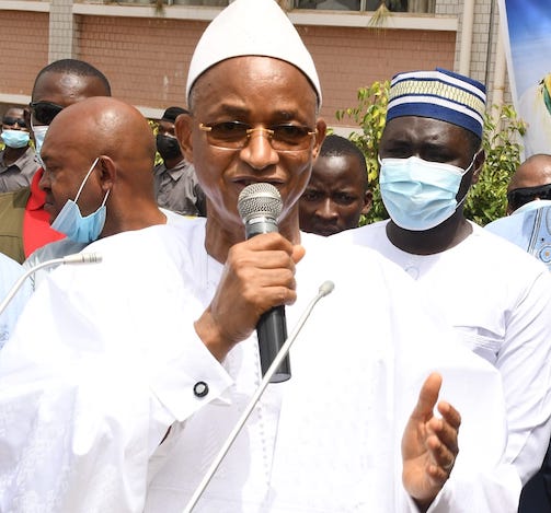 Feature image Cellou Dalein Diallo, leader de l'UFDG aux obsèques du maire Issa Soumah