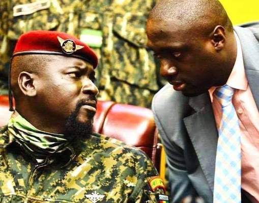 Colonel Mamadi Doumbouya, président de la transition guinéenne et le ministre Mory Condé