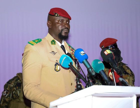 Colonel Mamadi Doumbouya, président de la transition guinéenne
