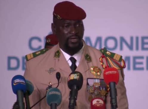 Colonel Mamadi Doumbouya, président de la transition guinéenne