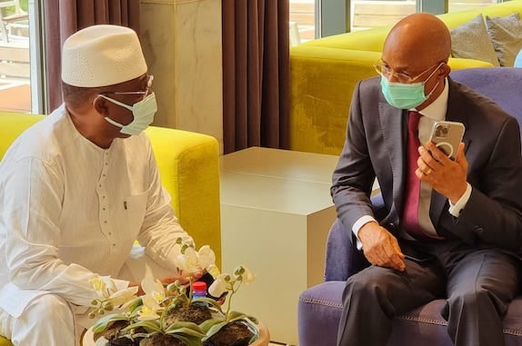 Sidya Touré et Cellou Dalein Diallo