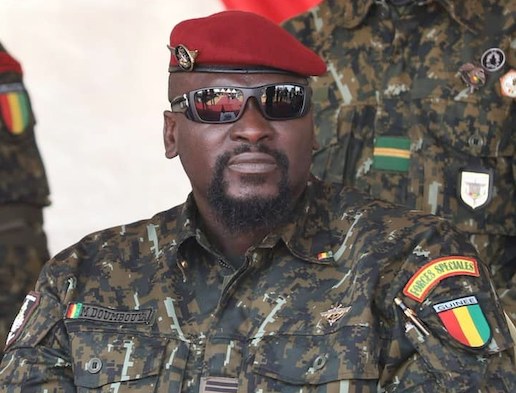 Colonel Mamady Doumbouya, président du CNRD