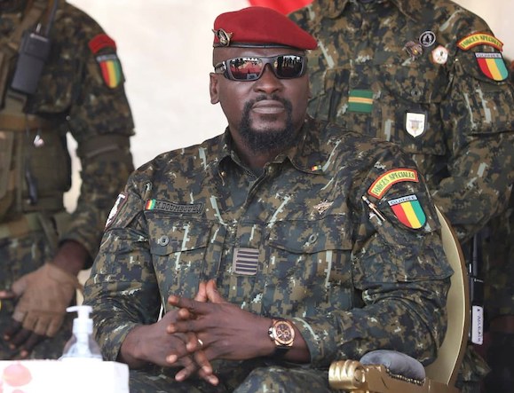 Colonel Mamadi Doumbouya, président de la transition guinéenne