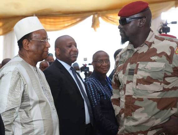 Colonel Mamadi Doumbouya, président de la transition guinéenne et des figures politiques du pays
