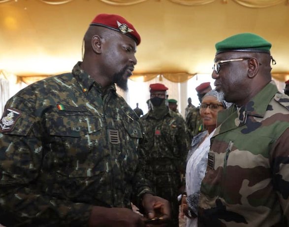 Colonel Mamadi Doumbouya, président de la transition guinéenne