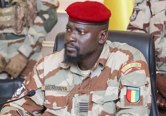Colonel Mamadi Doumbouya, président de la transition guinéenne