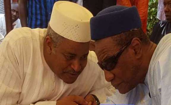 Feature image Bah Ousmane et Alpha Condé, image d'archive