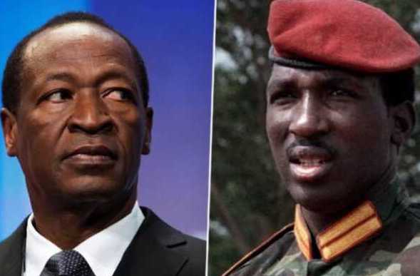 Blaise Compaoré et feu Thomas Sankara