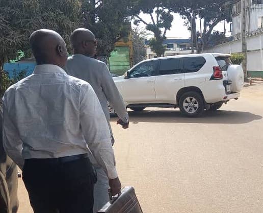 Le véhicule de l'ancien président de l'Assemblée Nationale, Amadou Damaro Camara