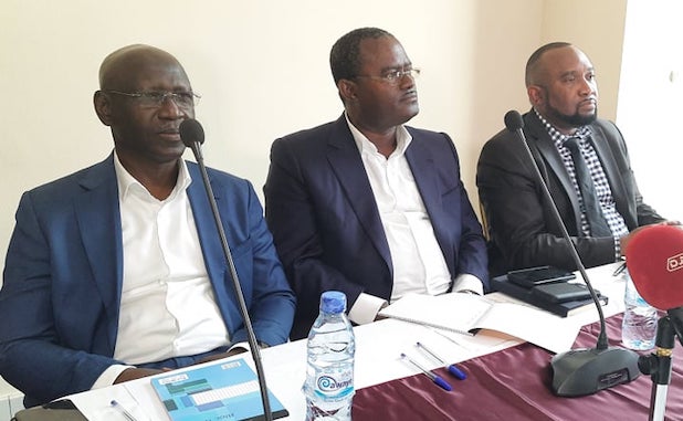 Des dirigeants de la La "Confédération Générale des Entreprises de Guinée" (CGE-GUI)