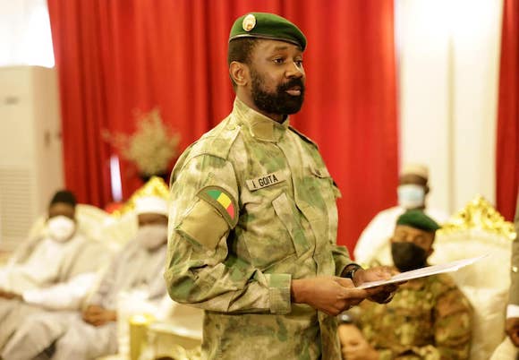 Feature image Assimi Goita, président de la transition au Mali