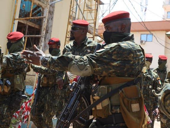 Colonel Mamadi Doumbouya, président de la transition guinéenne