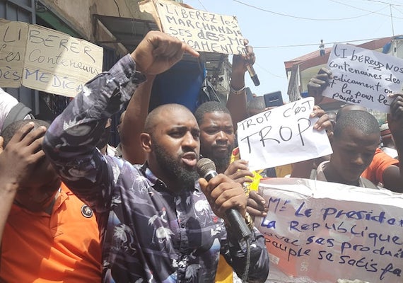 Feature image Des importateurs de médicaments manifestent à Conakry
