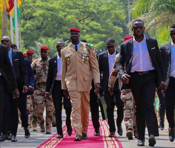 Colonel Mamadi Doumbouya, président de la transition guinéenne