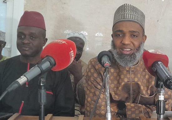 Elhadj Karamo Diawara, Secrétaire Général aux Affaires Religieuses et son adjoint Elhadj Ibrahima Bah