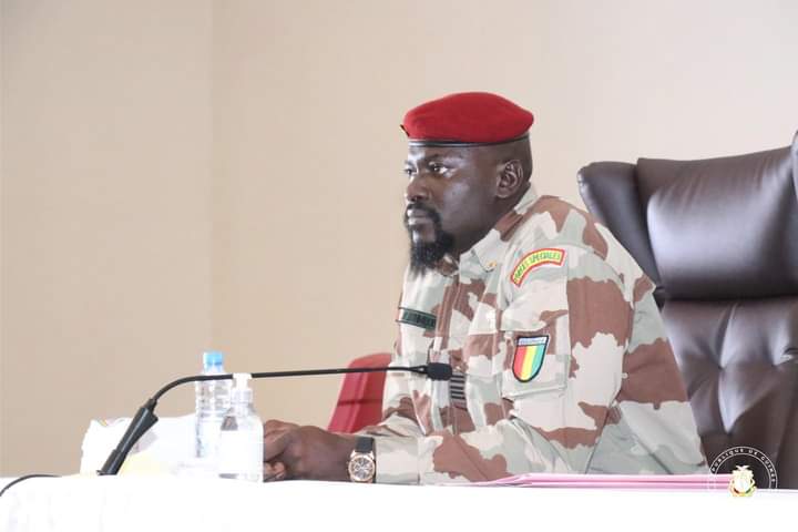 Colonel Mamadi Doumbouya Président de la Transition Guinéenne