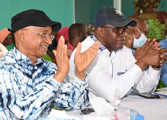 Cellou Dalein Diallo, leader de l'UFDG et Dr Fodé Oussou Fofana, vice-président du parti