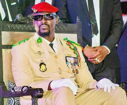 Colonel Mamadi Doumbouya, président de la transition guinéenne