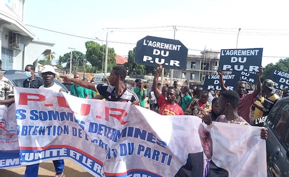 Manifestation à Dixinn