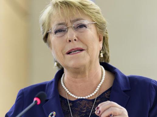 Michel Bachelet, Haut-Commissaire des Nations Unies aux droits de l'homme.