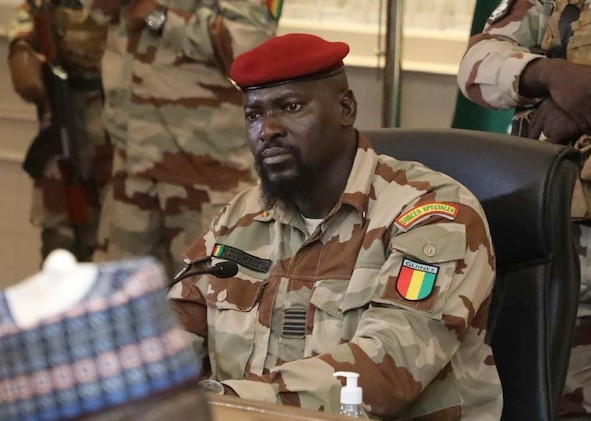 Colonel Mamadi Doumbouya, président de la transition guinéenne