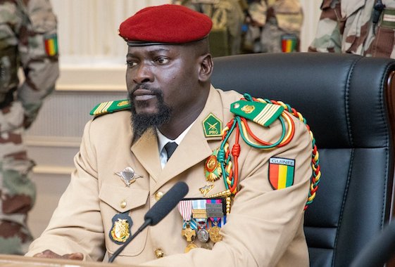 Colonel Mamadi Doumbouya, président de la transition guinéenne