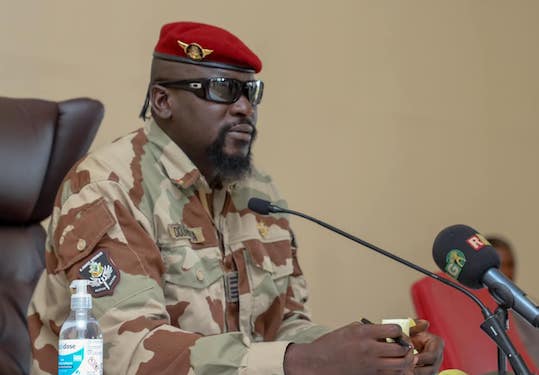 Colonel Mamadi Doumbouya, président de la transition guinéenne