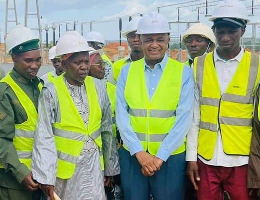 Abé Sylla, ministre de l'Energie à la centrale de Garambé