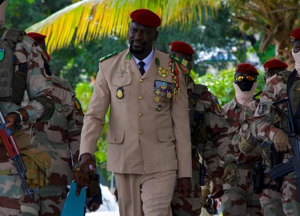 Colonel Mamadi Doumbouya, président de la transition guinéenne
