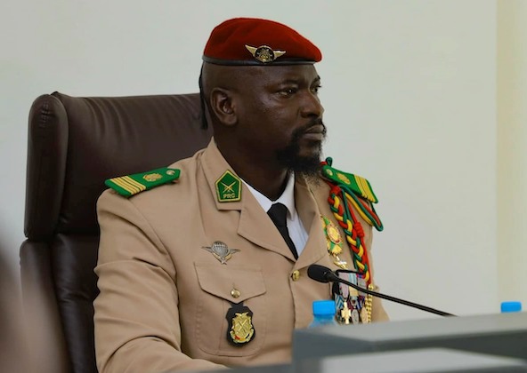 Colonel Mamadi Doumbouya, président de la transition guinéenne
