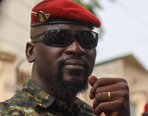 Colonel Mamadi Doumbouya, président de la transition guinéenne