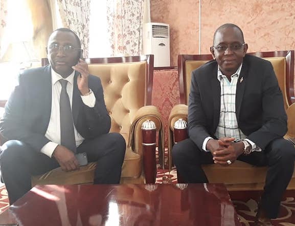 Feature image Sidya Touré, leader de l'UFR et Saikou Yaya Barry secrétaire exécutif du parti